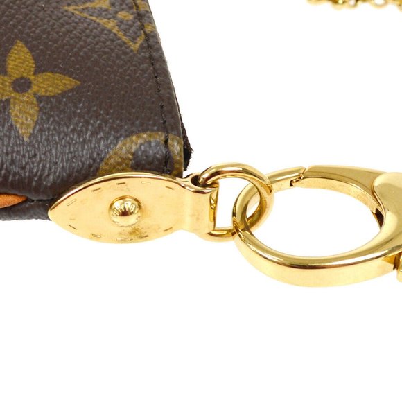 Authenticity Guarantee LOUIS VUITTON POCHETTE MILLA PM CHAIN HAND BAG AA2088 MON - Picture 6 of 10